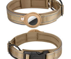 Polyester Airtag Tracking Dog Collar